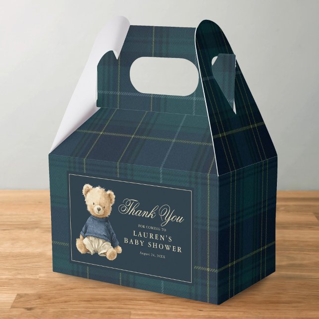 Isbjörn Babyfirande Tack Presentaskar (Skapare uppladdad)