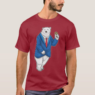 Isbjörn Brudgumme Bröllopsring Bröllop T Shirt