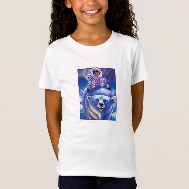 Isbjörn Buss Konst T-shirt (Framsida)