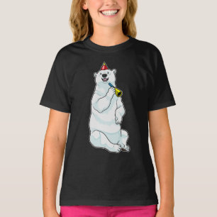 Isbjörn födelsedagstrumpet t shirt