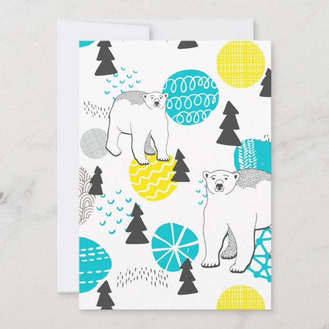 Isbjörn Inbjudningar (Framsida)