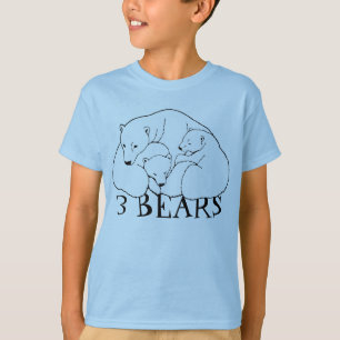 Isbjörn Konst T-shirt Barn Bebis Björn Tröjor