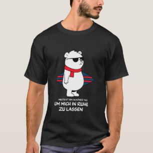 Isbjörn med surfbräda som säger Rolig Gullig Isbjö T Shirt