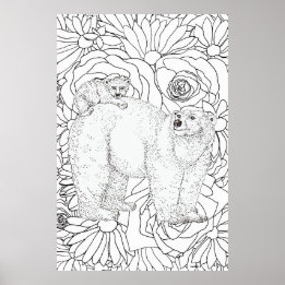 Isbjörn Poster
