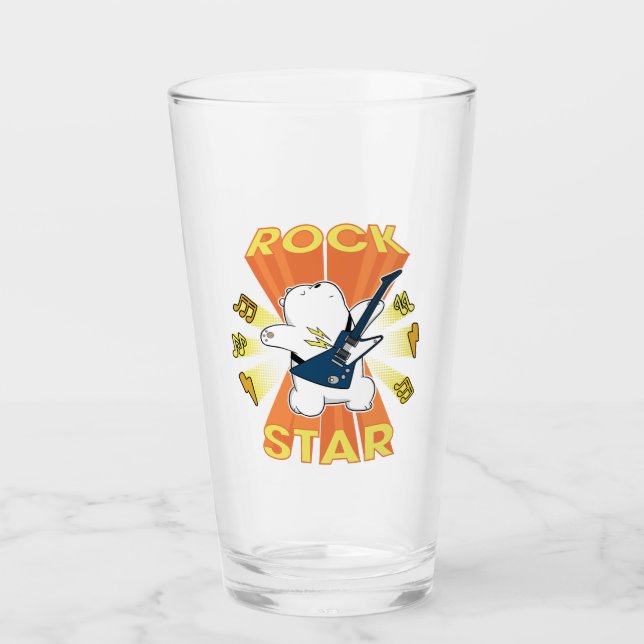 Isbjörn - Rockstjärna Glaskopp (Framsida)