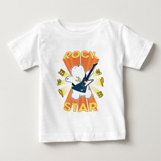 Isbjörn - Rockstjärna T Shirt (Framsida)