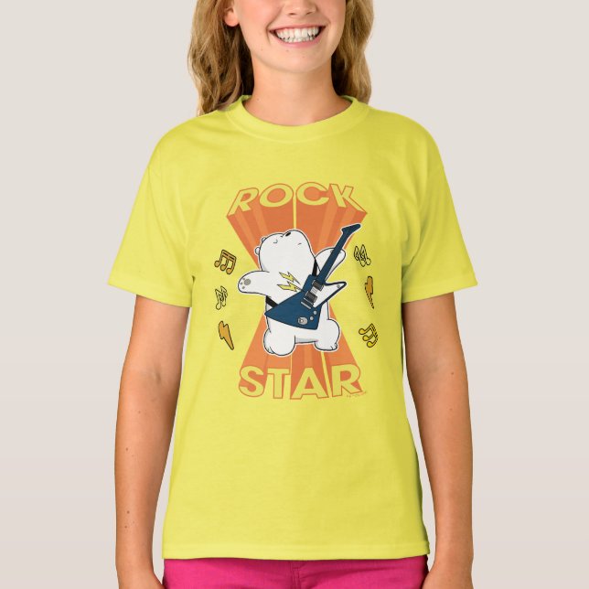 Isbjörn - Rockstjärna T Shirt (Framsida)