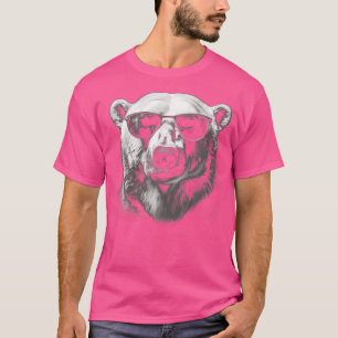 Isbjörn Solglasögon Vilda Djur Konst Djur Isbjörn T Shirt