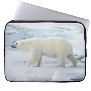 Isbjörn som går, Norge Laptop Sleeve