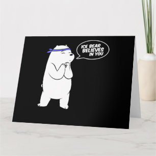 Isbjörn Tro i Polarna Bear Älskare Kort