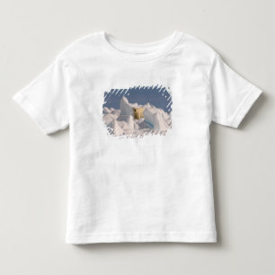 isbjörn, Ursus maritimus, i ojämn is Tee Shirt