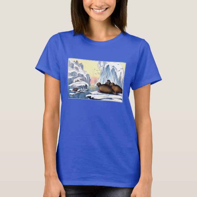 Isbjörnar, Valrossar och sälar T Shirt (Framsida)
