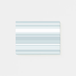 Isblå rand post-it block