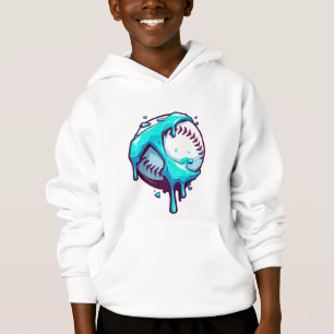 Isblå Smältande Baseboll Dropp T Shirt