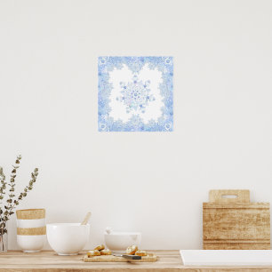 Isblåsnowflake Poster