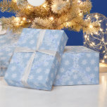 Isblåsnowflake Presentpapper<br><div class="desc">På vintern faller isblått snöflingor på min fantasi. De har 7 grenar,  mjuka blå toner och rhinestoner (ritade) inbäddade i. För alla som kärlek blåa pasteller och snöiga helgdagar.</div>