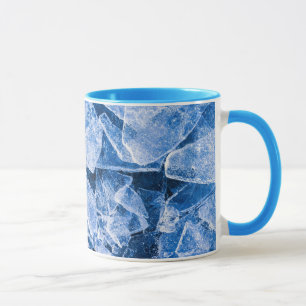 Isblått coola mugg