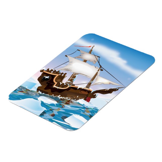 Isbrytande fartyg magnet (Vänstra Sidan)