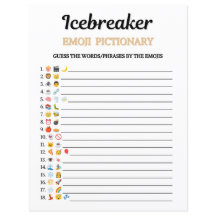 Isbrytar-Emoji Pictionary-spel