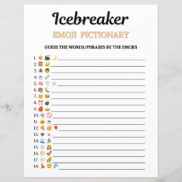 Isbrytar-Emoji Pictionary-spel