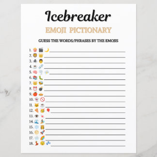 Isbrytar-Emoji Pictionary-spel