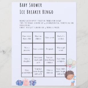 Isbrytare Baby Shower-spel