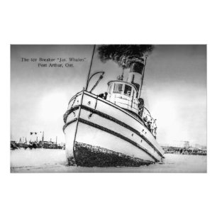 Isbrytaren Jas Whalen, Port Arthur, Ontario Fototryck
