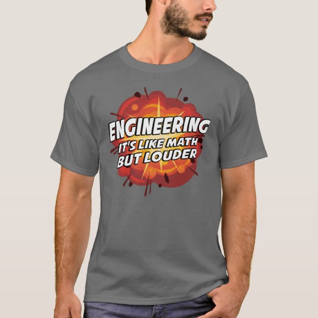 Iscensätta - den är lik Math men mer hög T Shirt (Framsida)