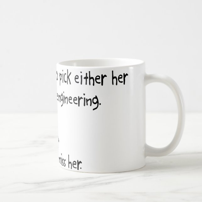 Iscensätta för för plockafru eller rymd kaffemugg (Höger)