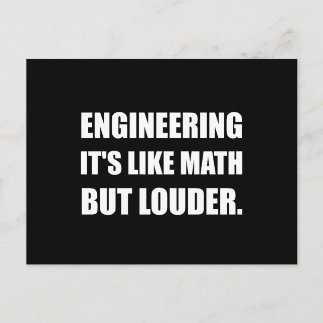 Iscensätta lik Math men mer hög roligt Vykort (Framsida)