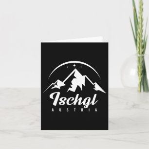 Ischgl Austria Ski Resort Skiing Snowboarding Souv Kort