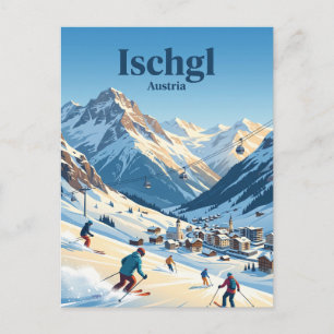 Ischgl Österrike Vykort