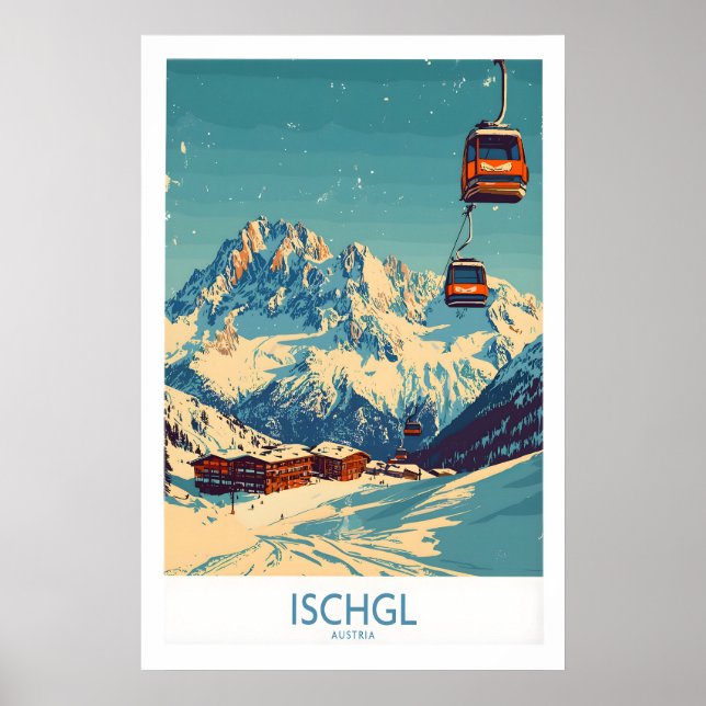 Ischgl skidposter 1 poster (Framsidan)