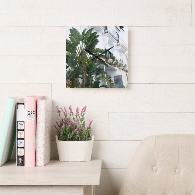 Ischia Bird of Paradise Dream 1 Fyrkantig Klocka (Läsesal)