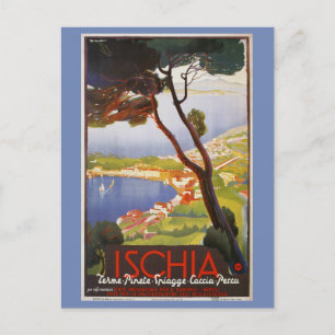 Ischia Island Italien sommarresa och Vykort