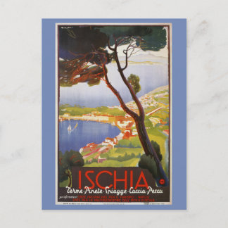 Ischia Island Italien sommarresa och Vykort