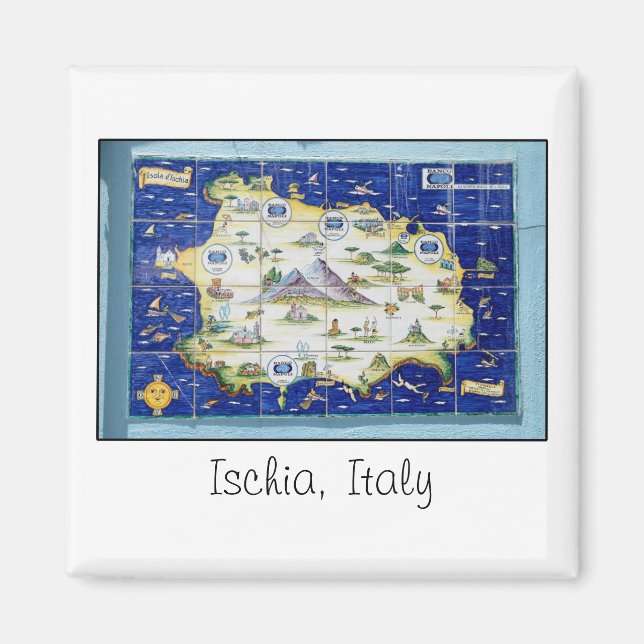 Ischia, Italien magnet (Framsidan)