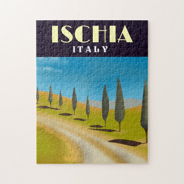 Ischia Italien researesaffiche Pussel (Vertikal)