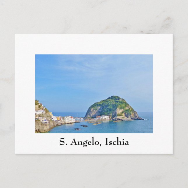 Ischia Italien Sant Angelo Vykort (Framsida)