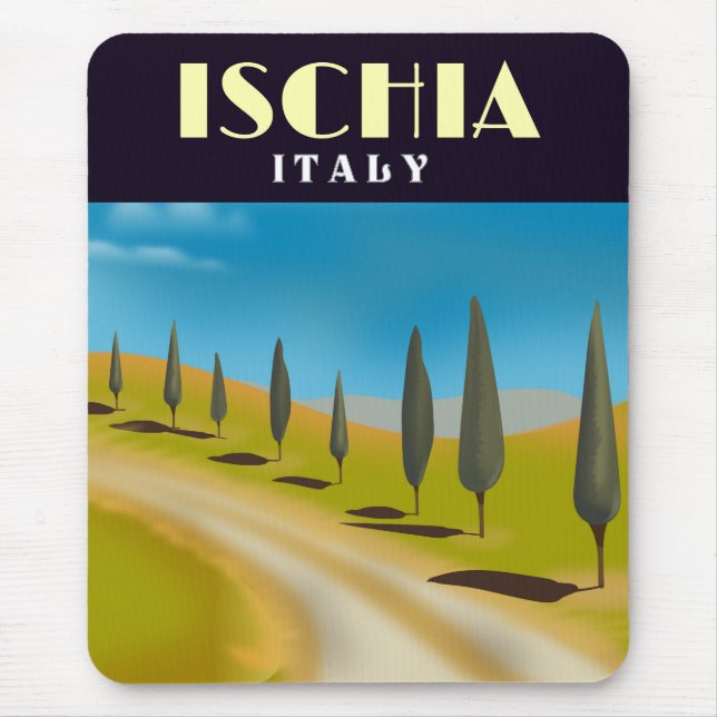 Ischia-Italiens reseaffisch Musmatta (Framsidan)