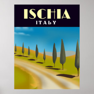 Ischia-Italiens reseaffisch Poster