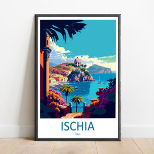 Ischia Reseskryck Konstavlor Ischia Vägghängande H Poster