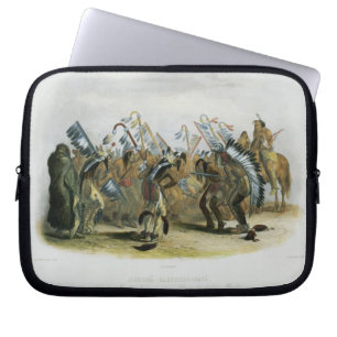 Ischoha-Kakoschochata dans av de Mandan indierna Laptop Sleeve