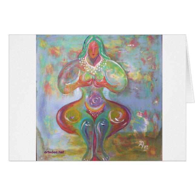 Ischtar - Grußkarte Hälsningskort (Framsidan Horizontal)