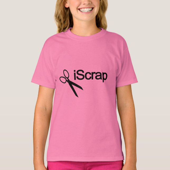 iScrap ScrapbookT-tröja T-shirt (Framsida)