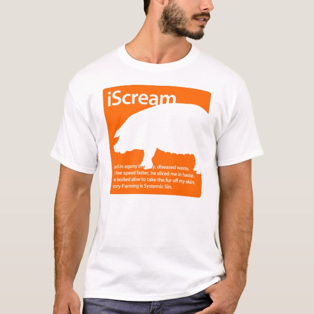 iScreamgris Tee Shirt (Framsida)