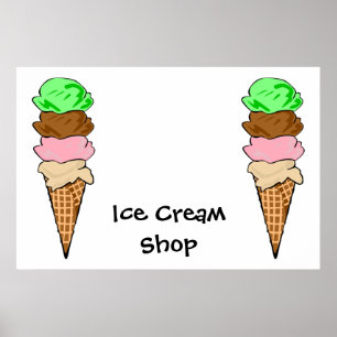 IsCreamShop affisch