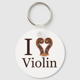 iscrollheartviolinimage nyckelring
