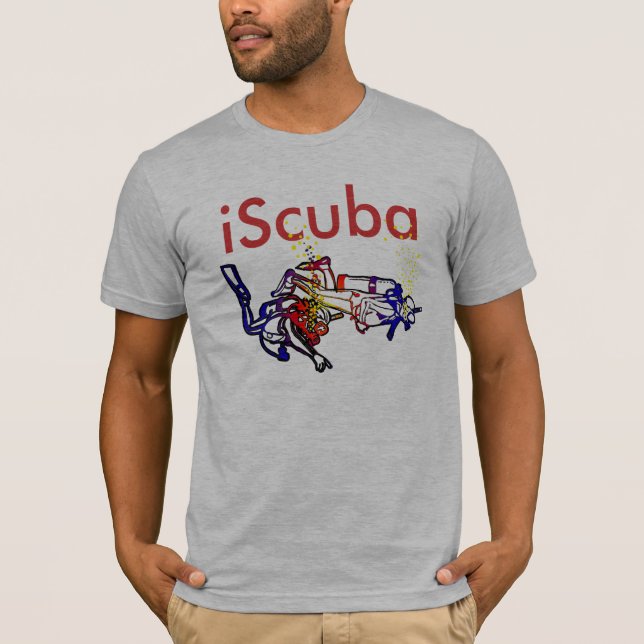 iScuba-dykare Tee Shirt (Framsida)