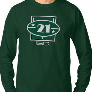 ISD 21 Unisex Långärmad siffer T-shirt